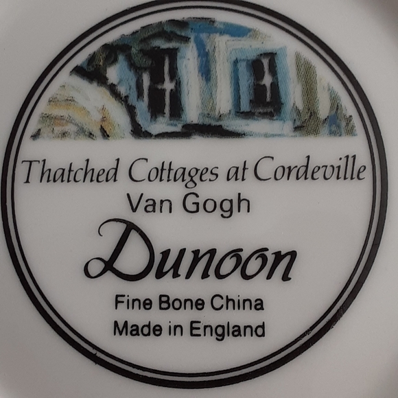 Dunoon Van Gogh Thatched Cottages at Cordeville Cup Mug - Picture 7 of 7